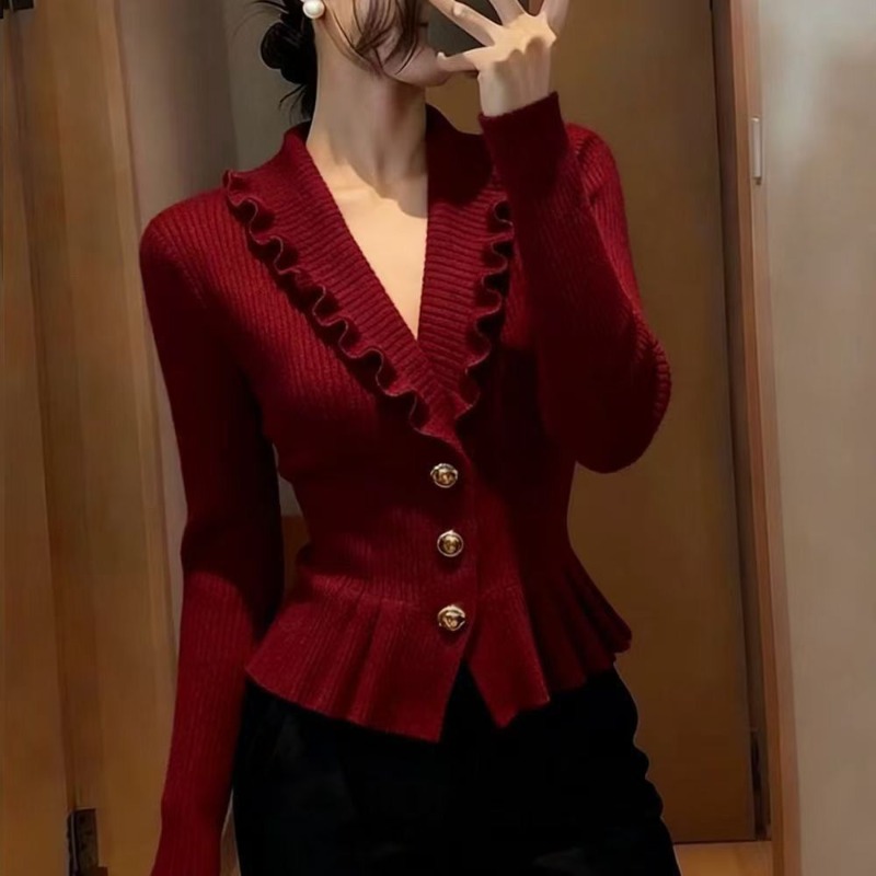 Winter Clothing Name - Sweater Rajut Lengan Panjang Mewah Eropa
