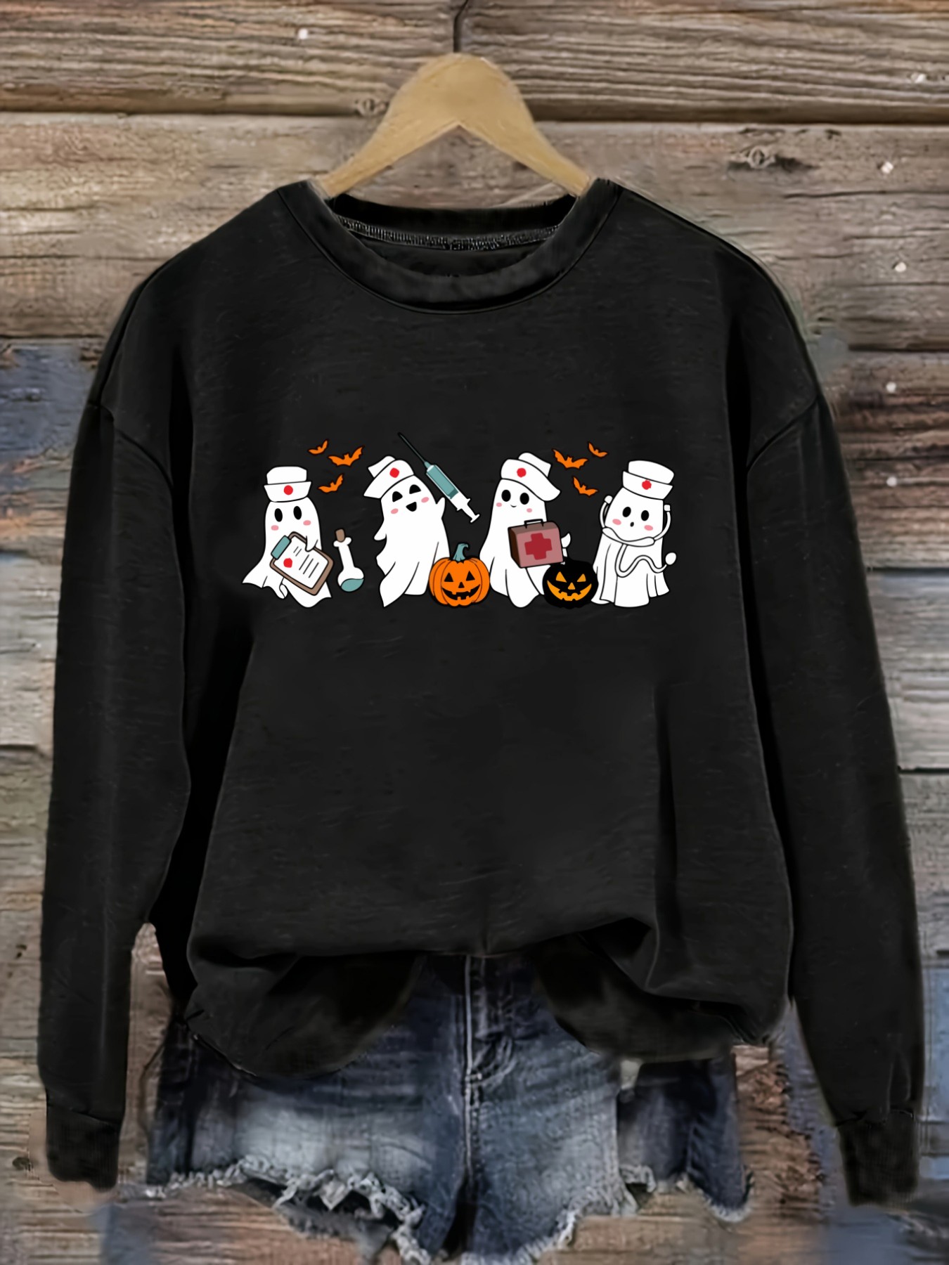 Winter Clothing Outfits - Kaos Wanita Lengan Panjang Kasual dengan