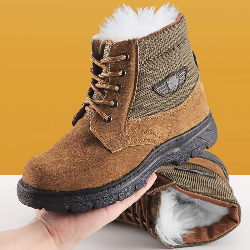 Snow Boot Fur Lined - Sepatu Bot Salju Pria Musim Dingin
