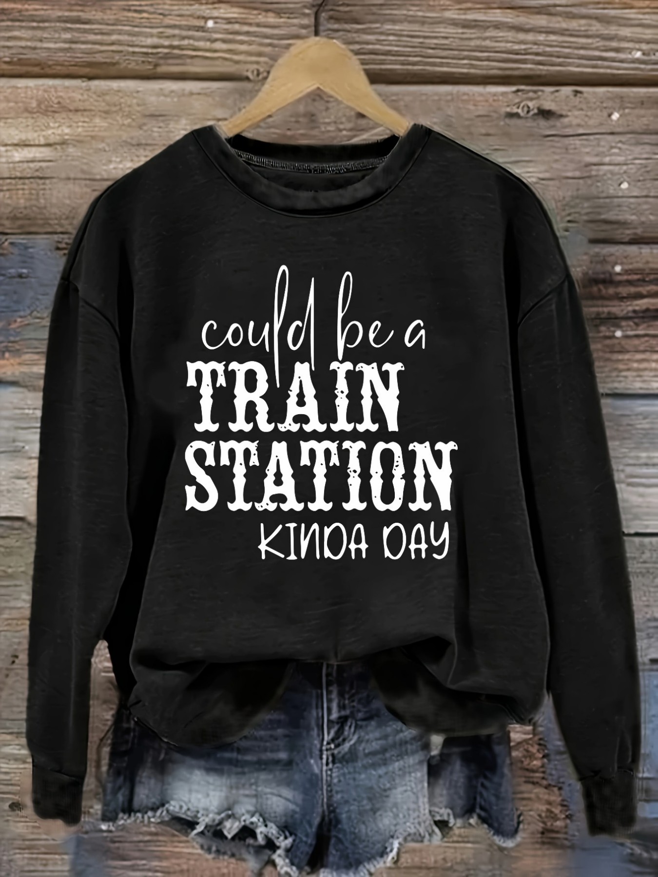Winter Clothing Outfits - Kaos Wanita Lengan Panjang Kasual dengan