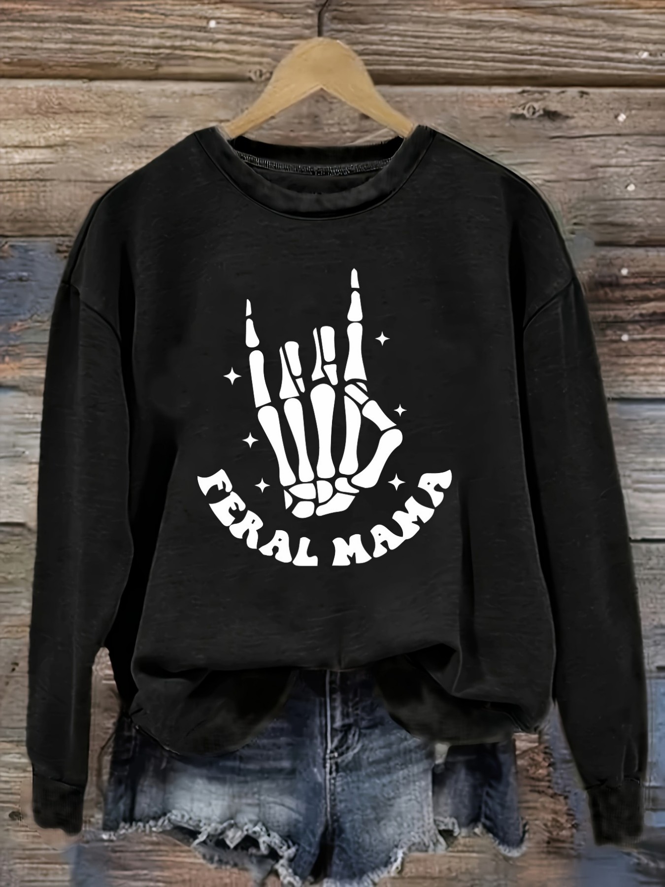 Winter Clothing Outfits - Kaos Wanita Lengan Panjang Kasual Kerah