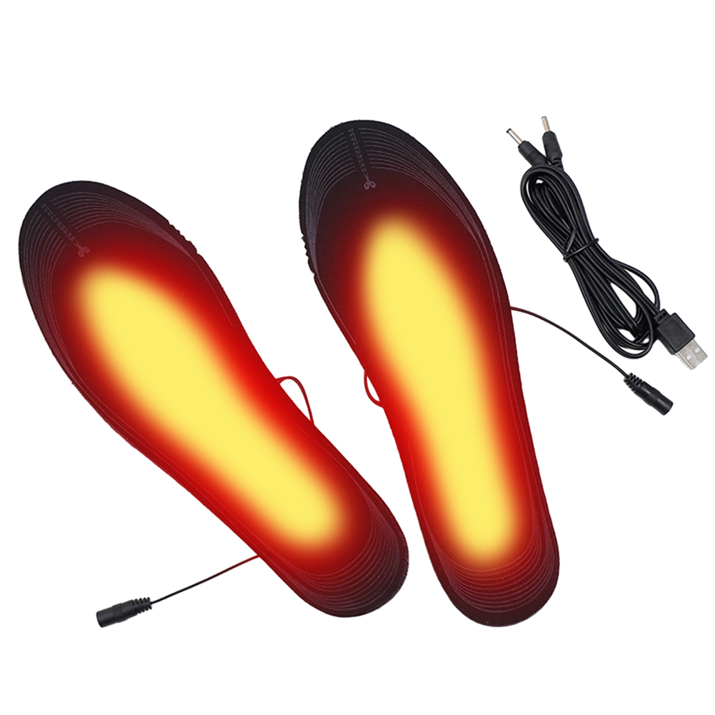 Heated Insole Rechargeable - Sol kaki elektrik uniseks, penghangat suhu
