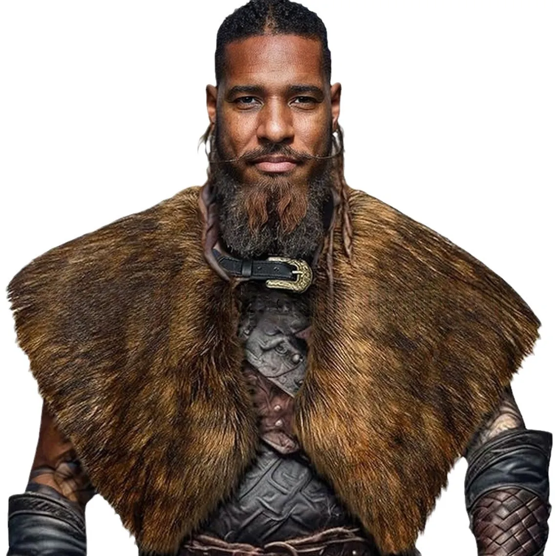 Winter Clothing Accessories - Kostum Cosplay Jubah Raja Prajurit Viking