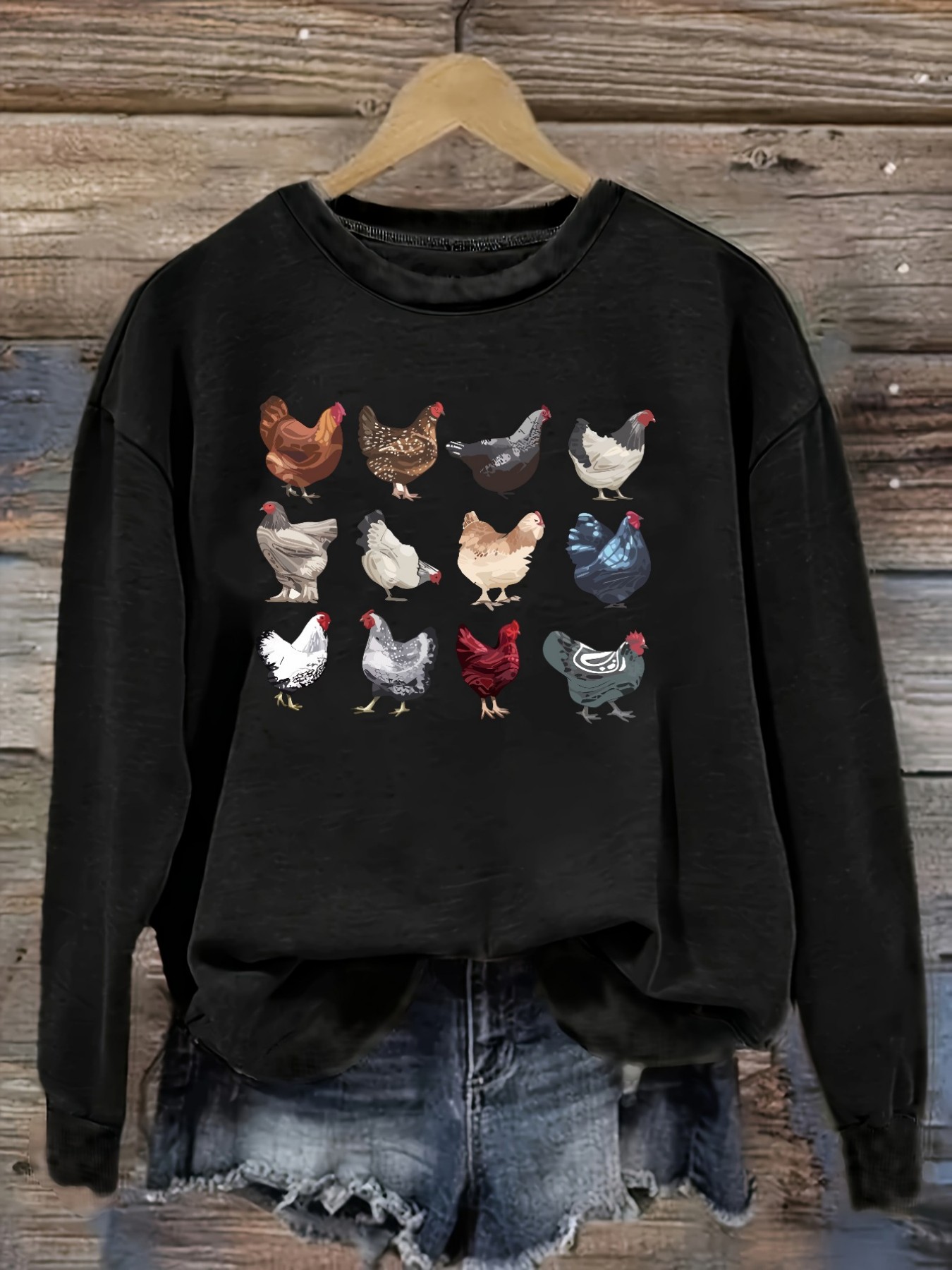 Winter Clothing Outfits - Kaos Wanita Lengan Panjang Kasual dengan
