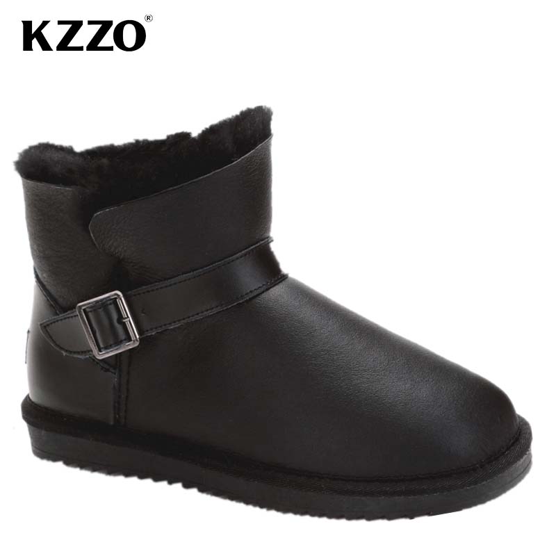 Snow Boot Fur Lined - KZZO 2025 Sepatu Bot Salju Musim