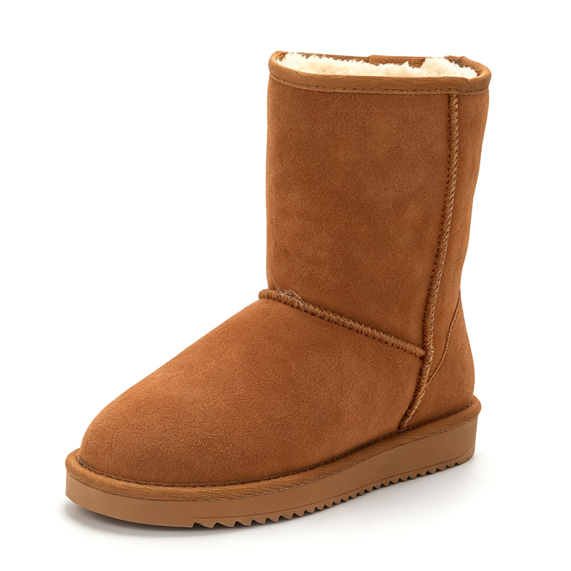 Snow Boot Fur Lined - Sepatu Bot Salju Wanita Klasik Setengah