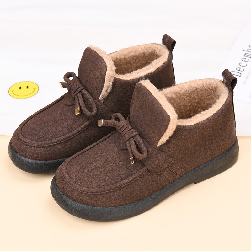 Snow Boot Fur Lined - Sepatu Bot Salju Wanita dengan Hiasan