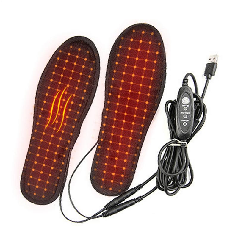 Heated Insole Rechargeable - Sol dalam pemanas bot elektrik USB,