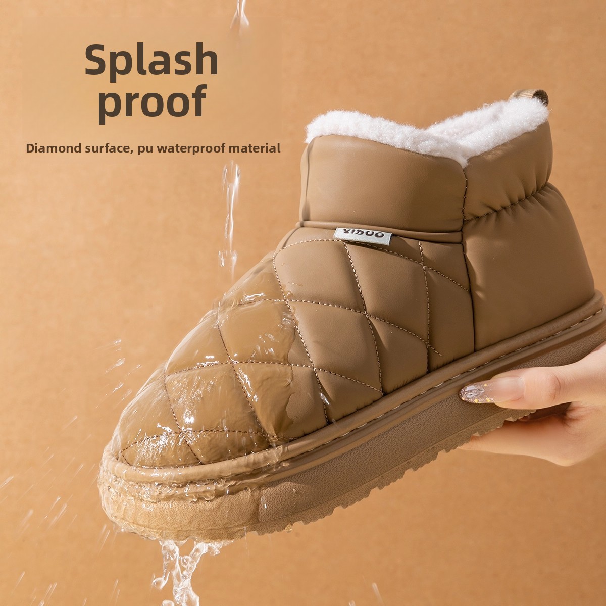 Sepatu Bot Salju Wanita Anti A - Snow Boot Fur Lined ulasan dan harga