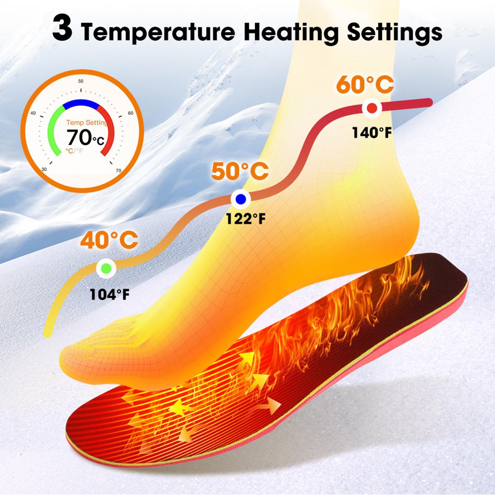Sol Sepatu Panas Seanker 3000m - Heated Insole Rechargeable ulasan dan harga