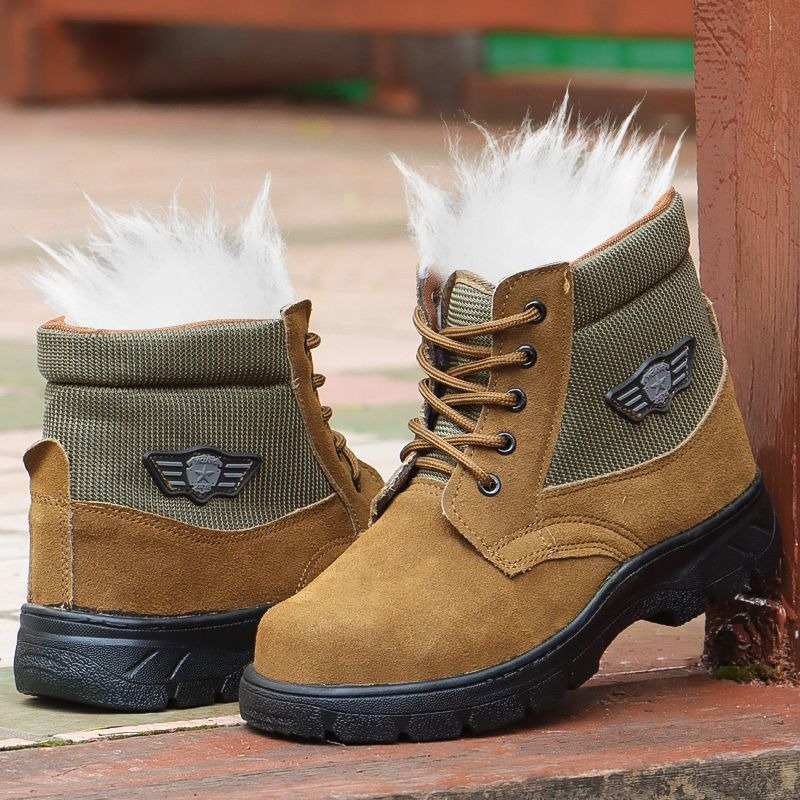 Sepatu Bot Salju Pria Musim Di - Snow Boot Fur Lined ulasan dan harga