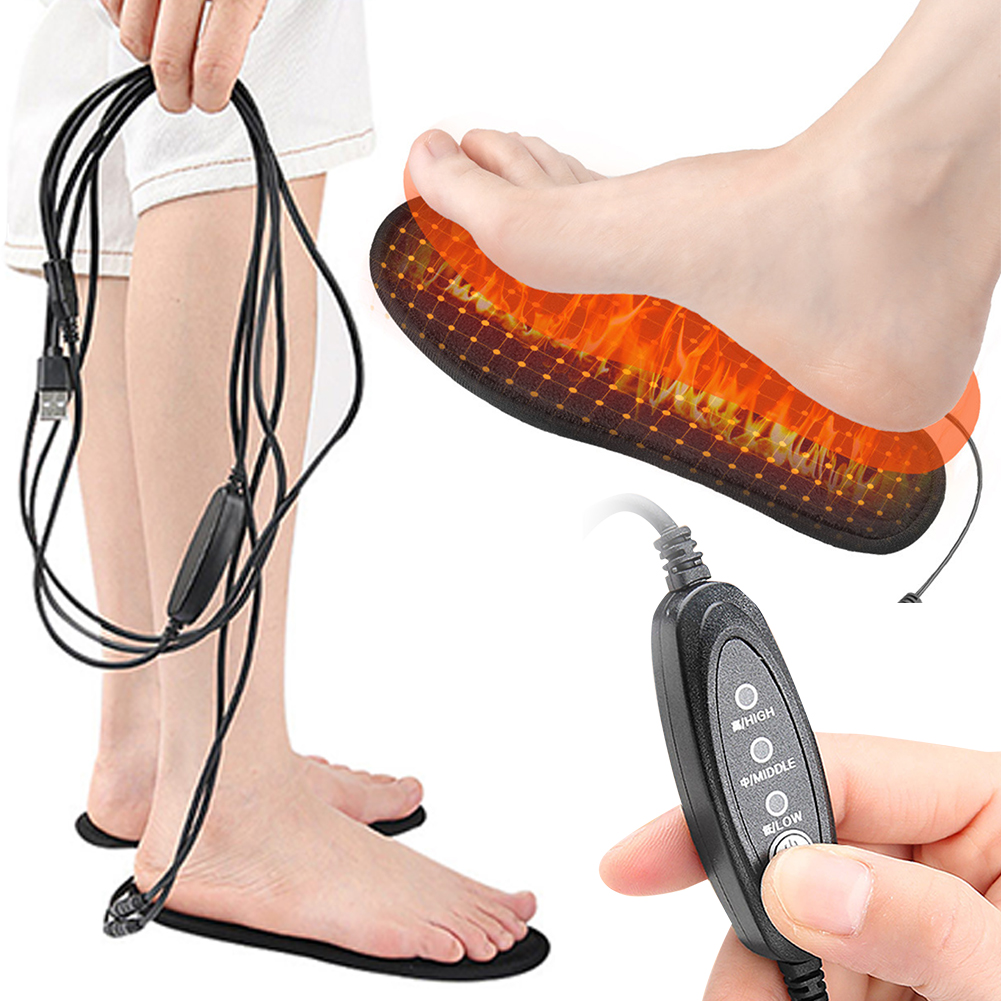 Sol Sepatu Berpemanas USB Bant - Heated Insole Rechargeable ulasan dan harga
