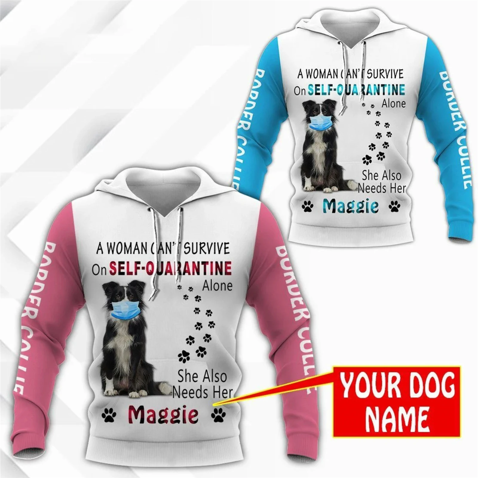 HX Animal Hoodie Sesuaikan Nam - Winter Clothing Name ulasan dan harga