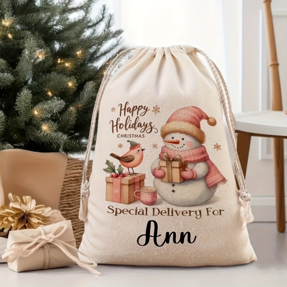 Kantong Serut Manusia Salju Na - Winter Clothing Name ulasan dan harga