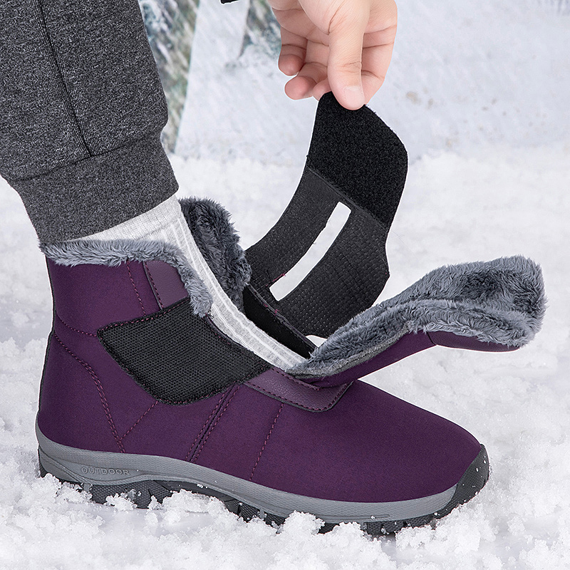 Sepatu Bot Salju Wanita Berlap - Snow Boot Fur Lined ulasan dan harga