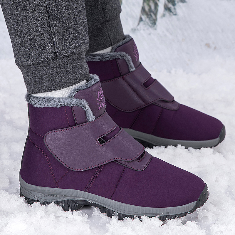 Sepatu Bot Salju Wanita Berlap - Snow Boot Fur Lined ulasan dan harga