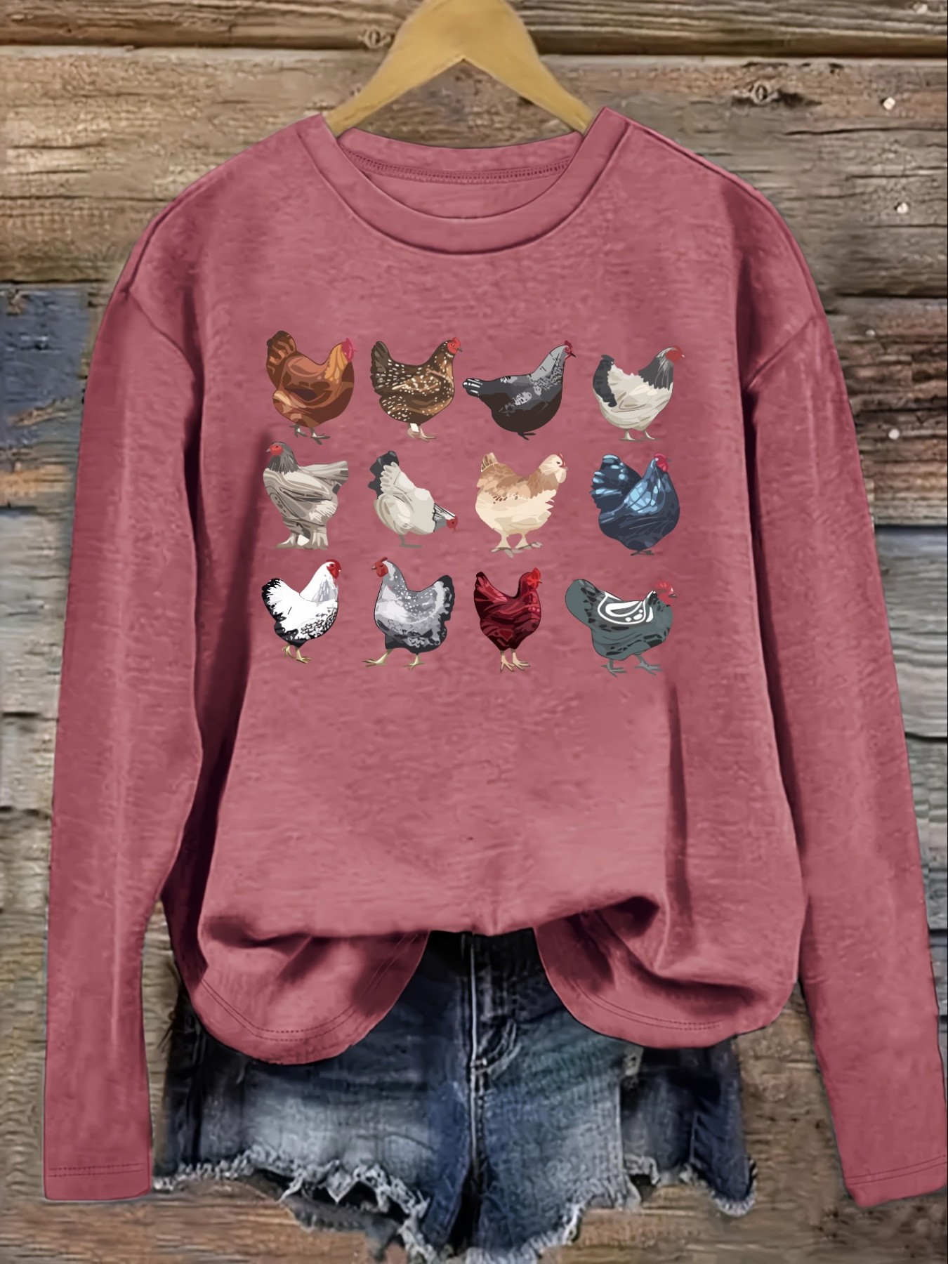 Kaos Wanita Lengan Panjang Kas - Winter Clothing Outfits ulasan dan harga