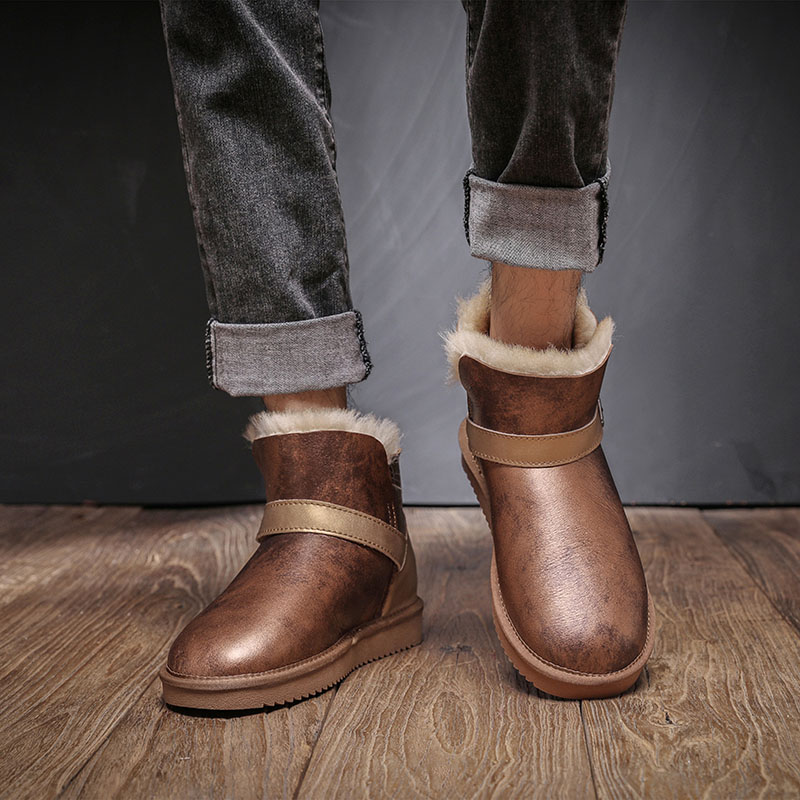 Sepatu Bot Salju Pria Ukuran B - Snow Boot Fur Lined ulasan dan harga