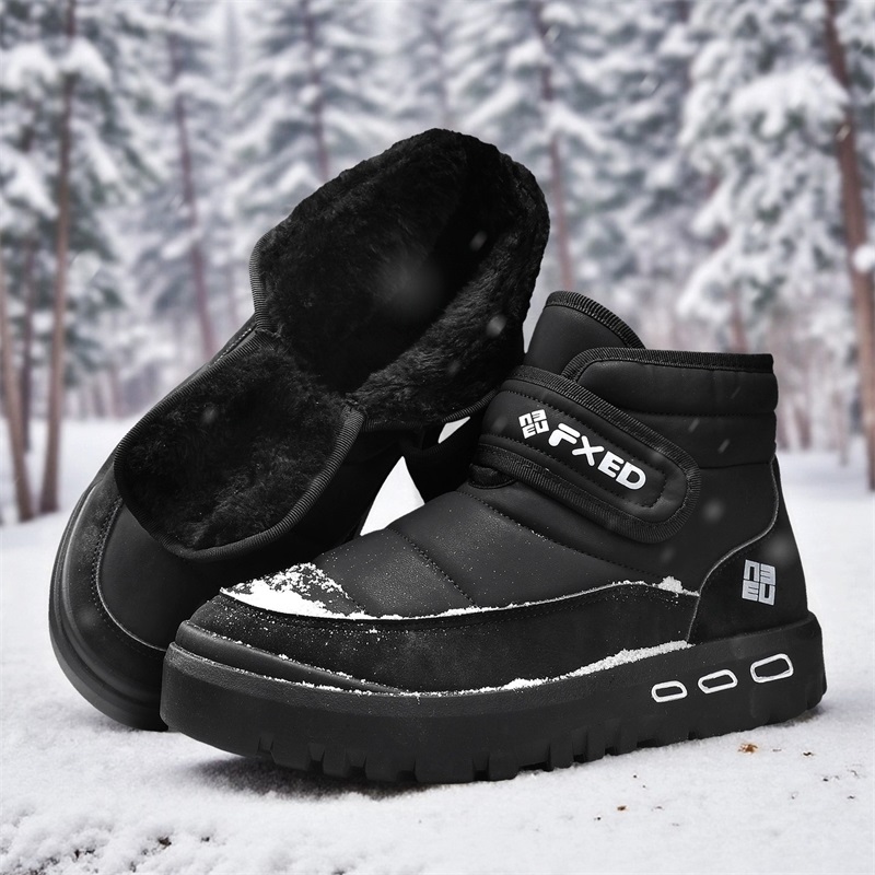 Sepatu Bot Salju Pria Musim Gu - Snow Boot Fur Lined ulasan dan harga