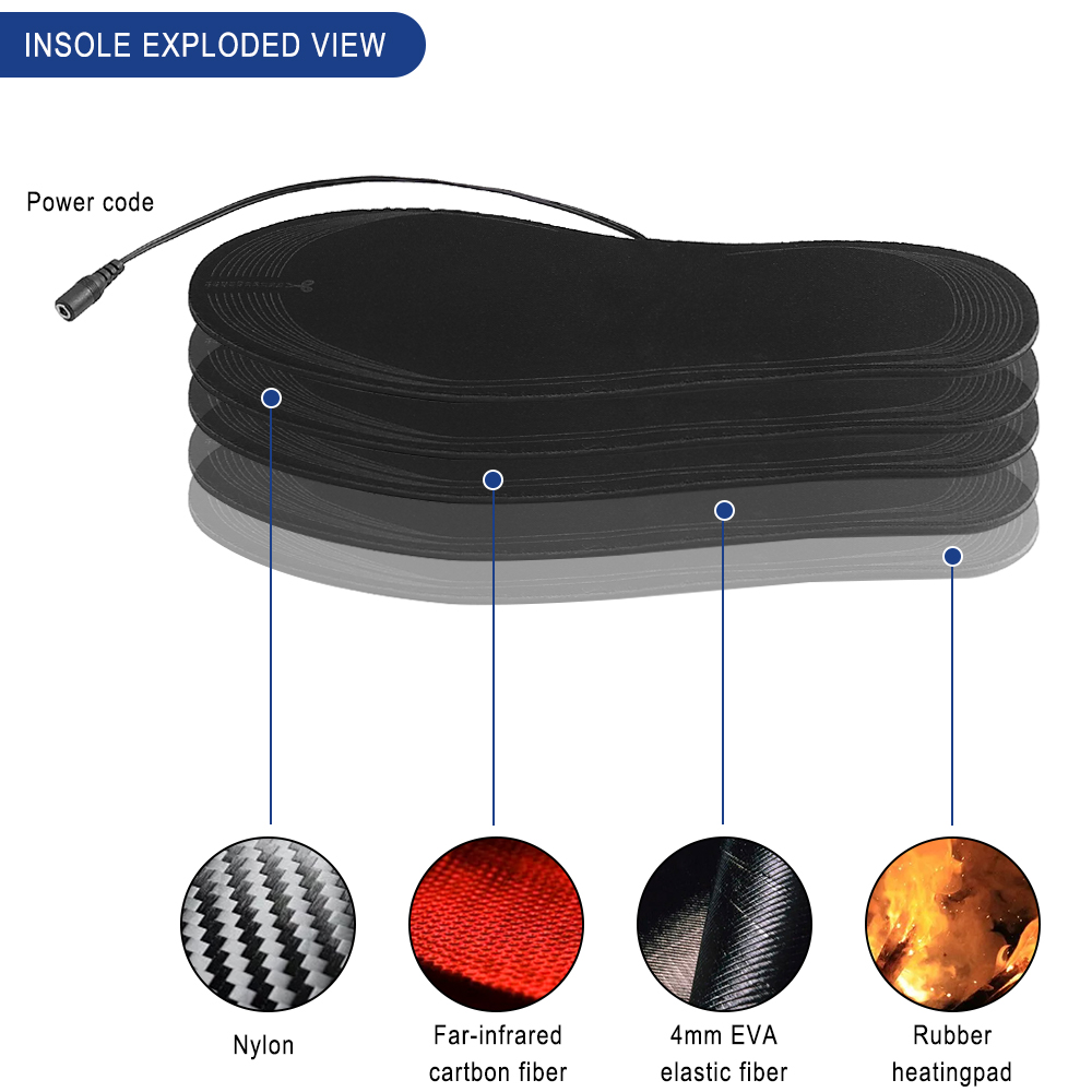Sol Sepatu Pemanas Isi Ulang U - Heated Insole Rechargeable ulasan dan harga
