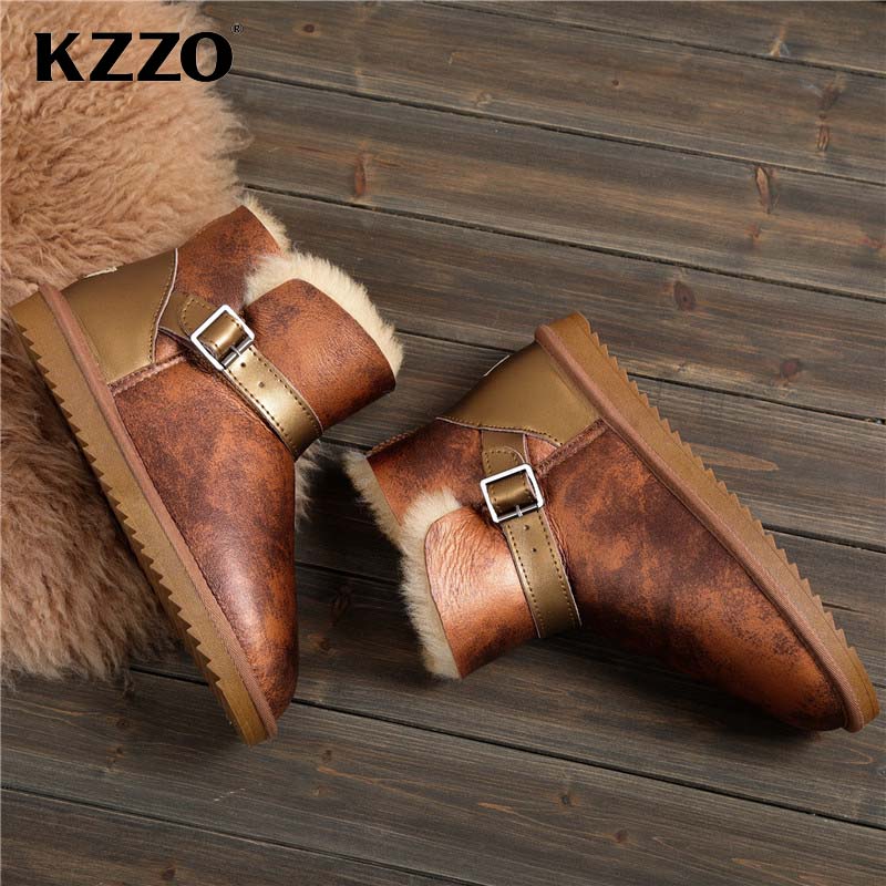 KZZO 2025 Sepatu Bot Salju Mus - Snow Boot Fur Lined ulasan dan harga