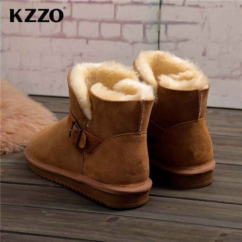 KZZO 2025 Sepatu Bot Salju Mus - Snow Boot Fur Lined ulasan dan harga