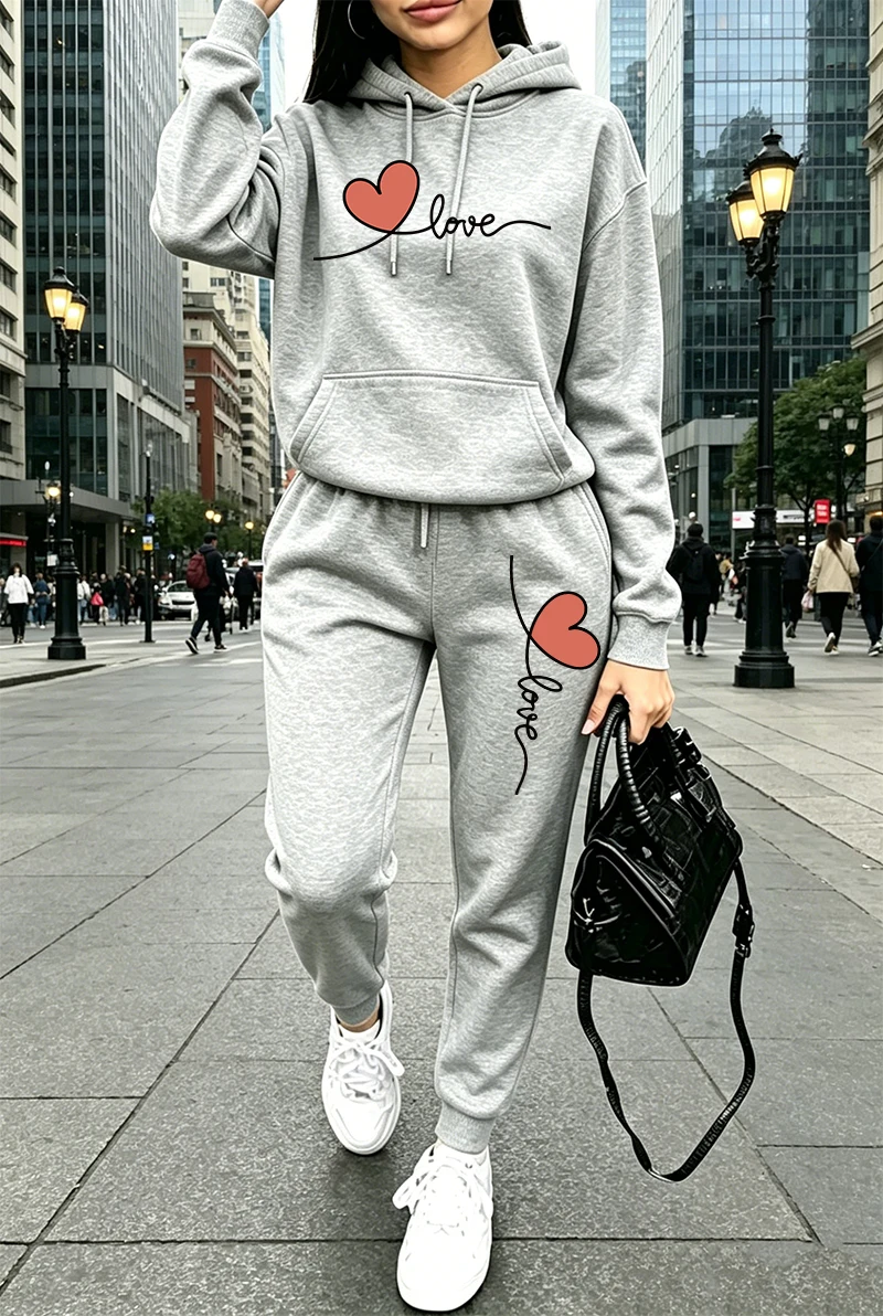 Setelan Olahraga Wanita Motif  - Winter Clothing For ulasan dan harga