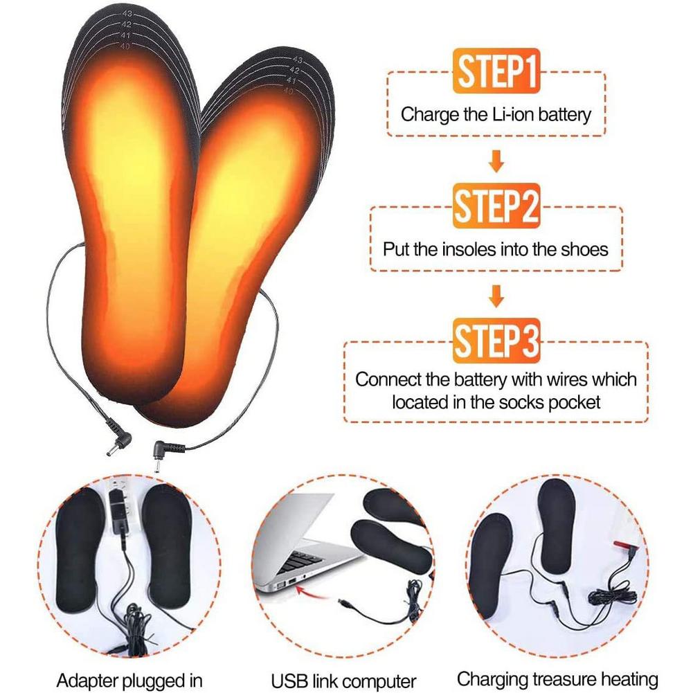 Sol Sepatu Berpemanas USB Isi  - Heated Insole Rechargeable ulasan dan harga