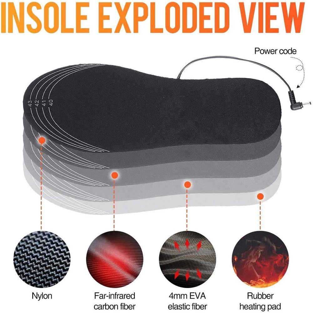 Sol Sepatu Berpemanas USB Isi  - Heated Insole Rechargeable ulasan dan harga