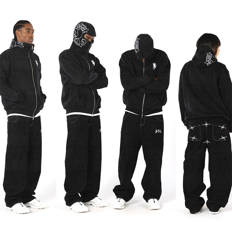Hoodie bordir grafis Streetwea - Winter Clothing Website ulasan dan harga