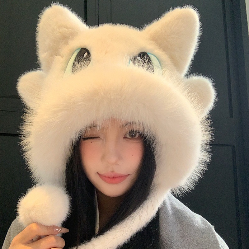 Topi Anime Imut Penghangat Mus - Winter Clothing Accessories ulasan dan harga